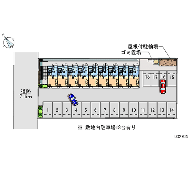 32704月租停車場