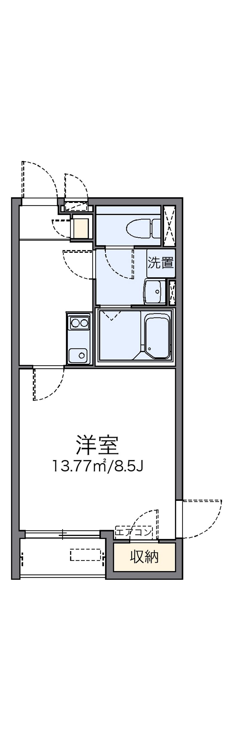 レオネクストプラナス白山 間取図