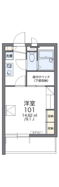 レオパレスシリウス 間取り図
