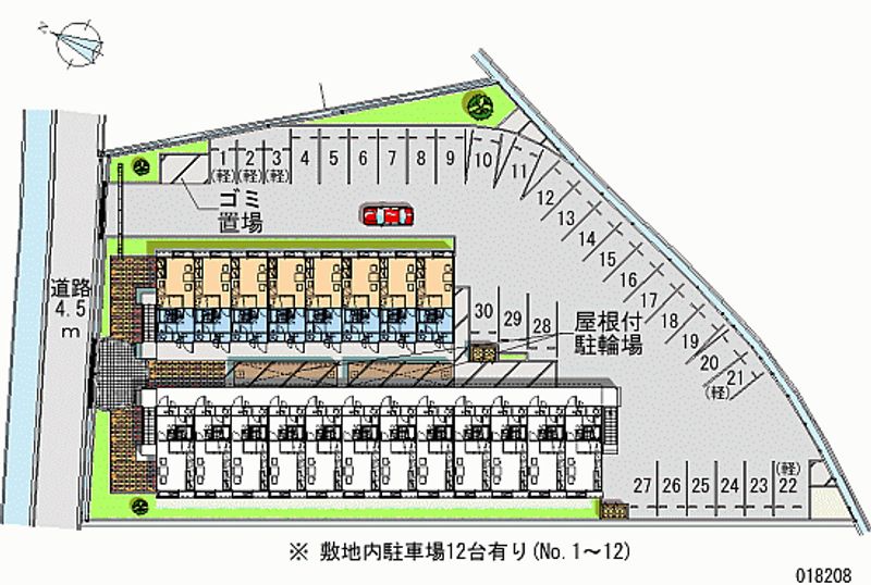 18208 Monthly parking lot