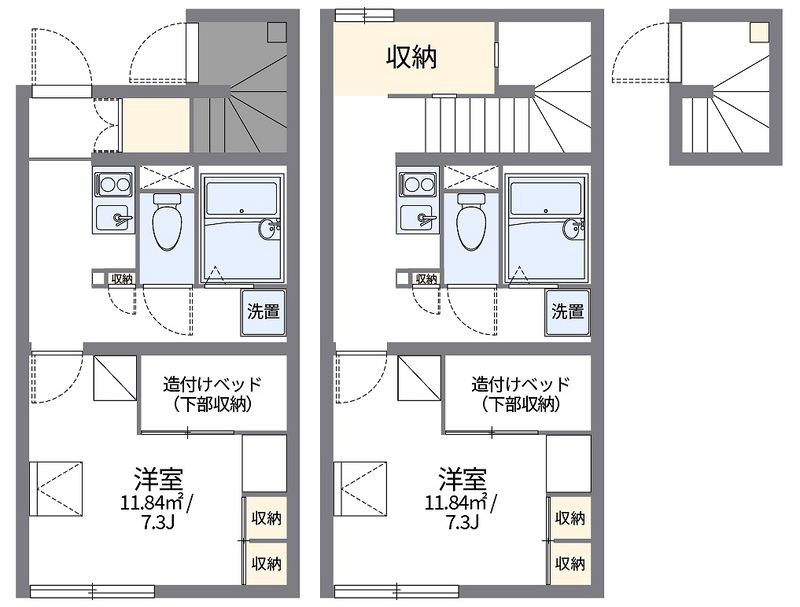 レオパレスかたるぱ 間取図
