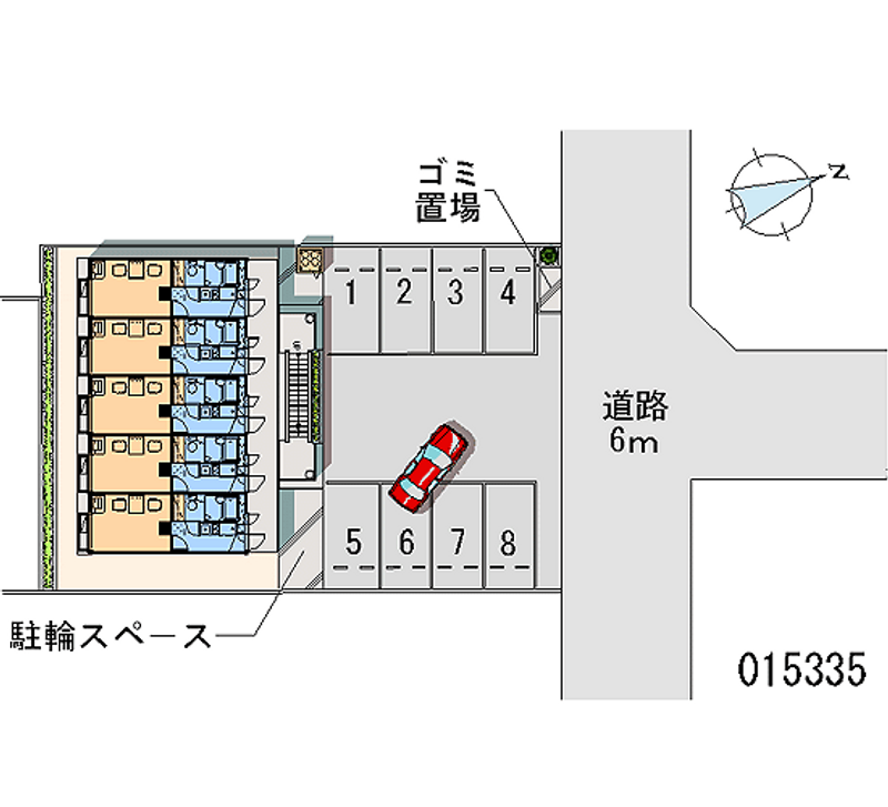 レオパレスシンシア 区画図