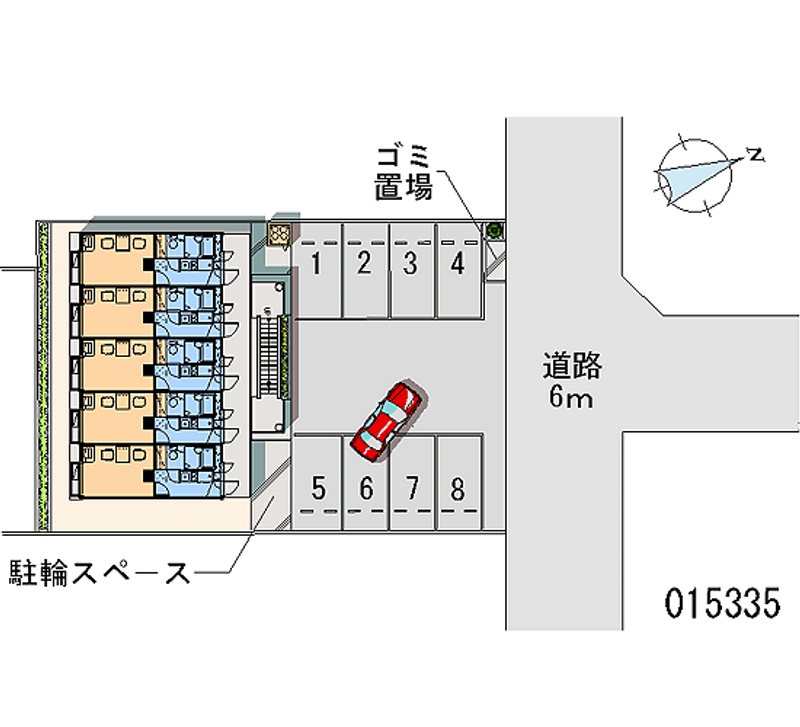 レオパレスシンシア 月極駐車場