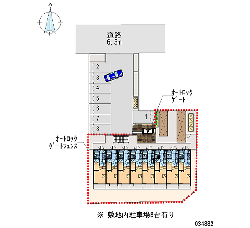 レオパレスＡＹＯＫＡ 月極駐車場