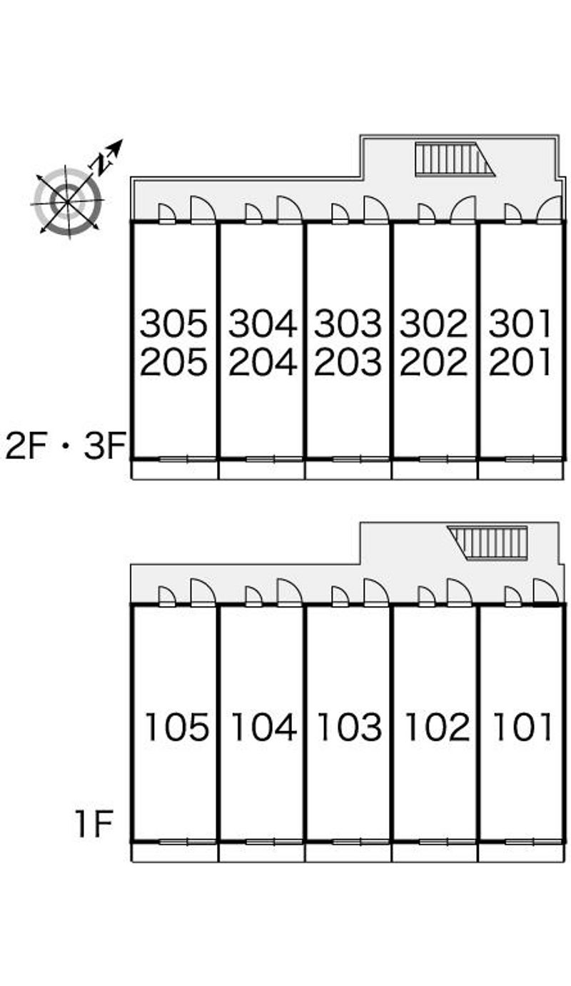 レオパレス美風 間取配置図