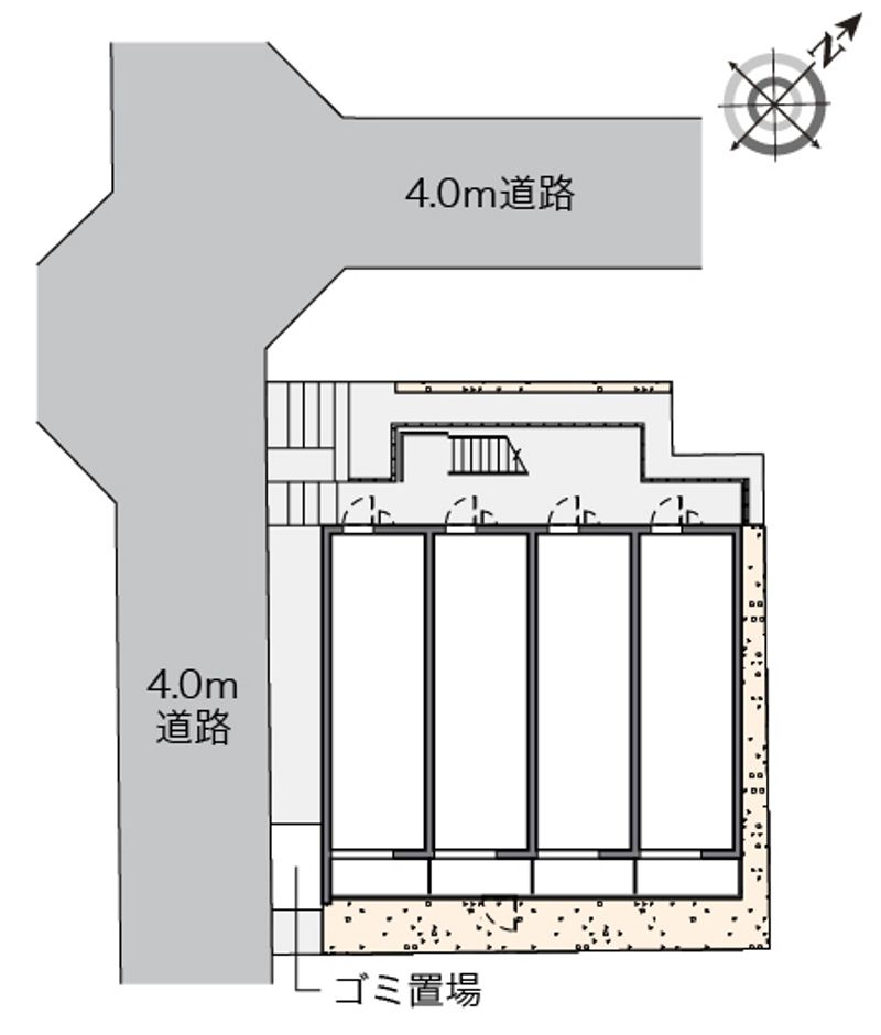 クレイノウィングコート川崎 配置図