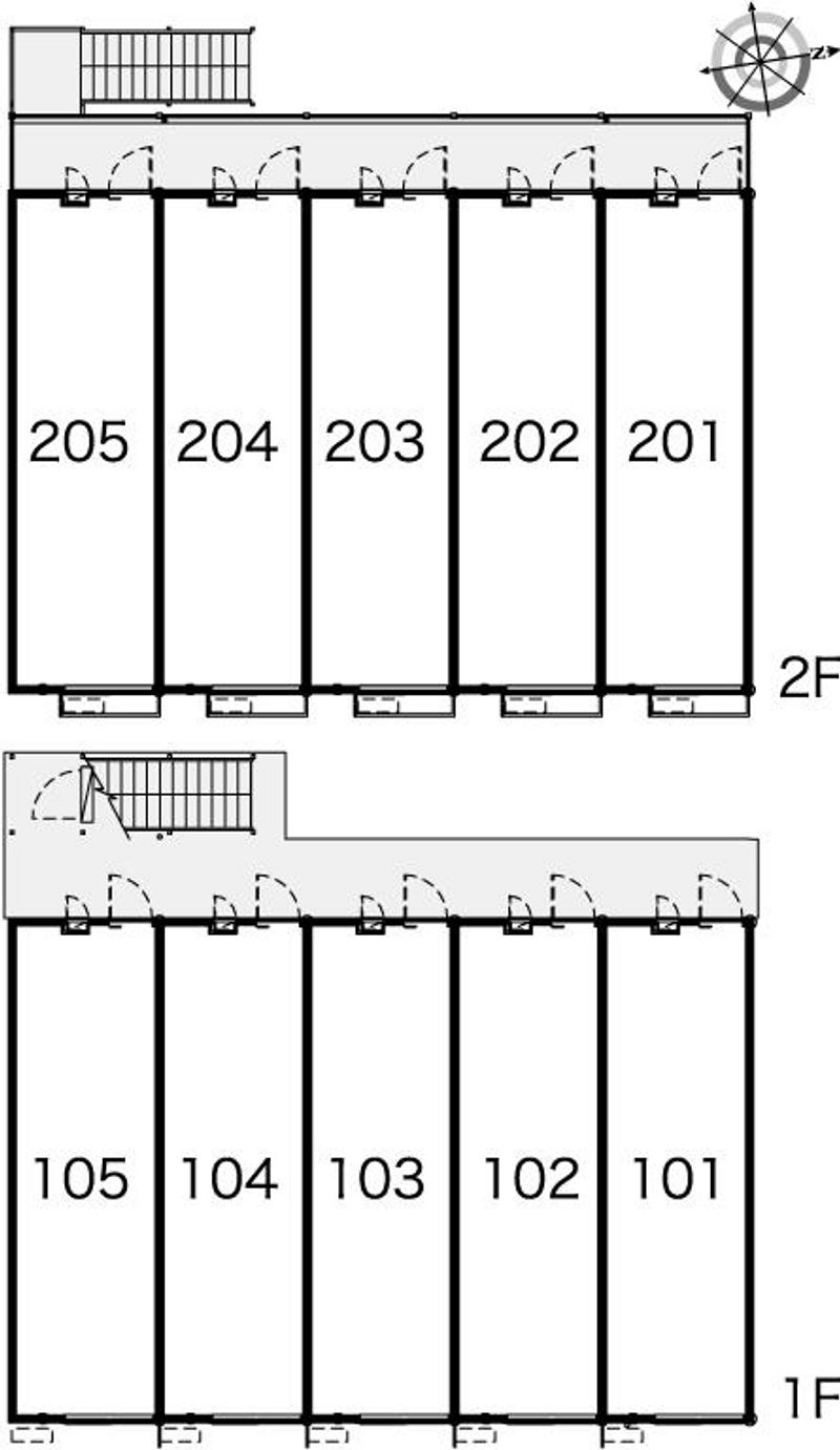 レオパレス清香 間取配置図