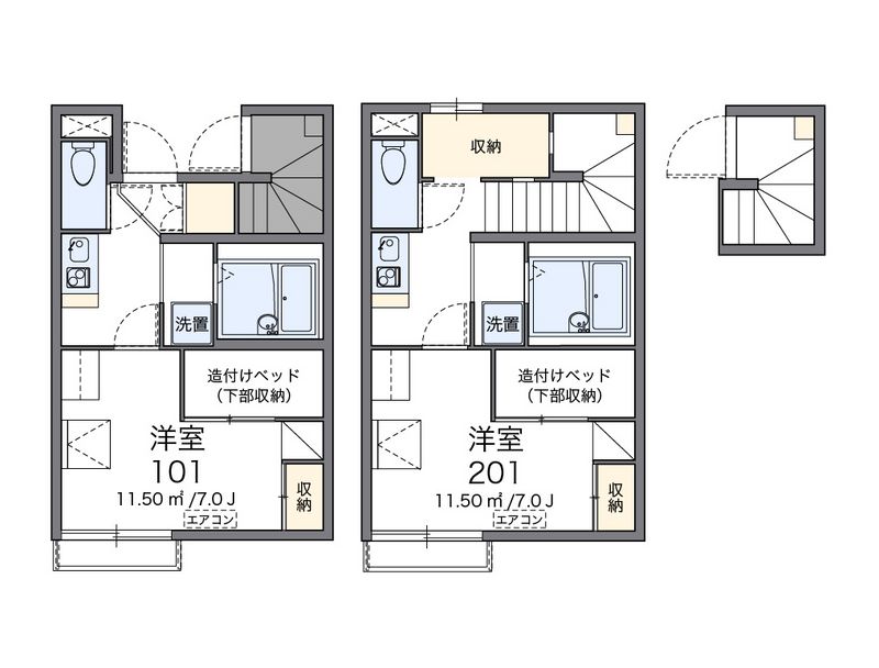 レオパレスＫｉｍａｔａⅠ 間取図