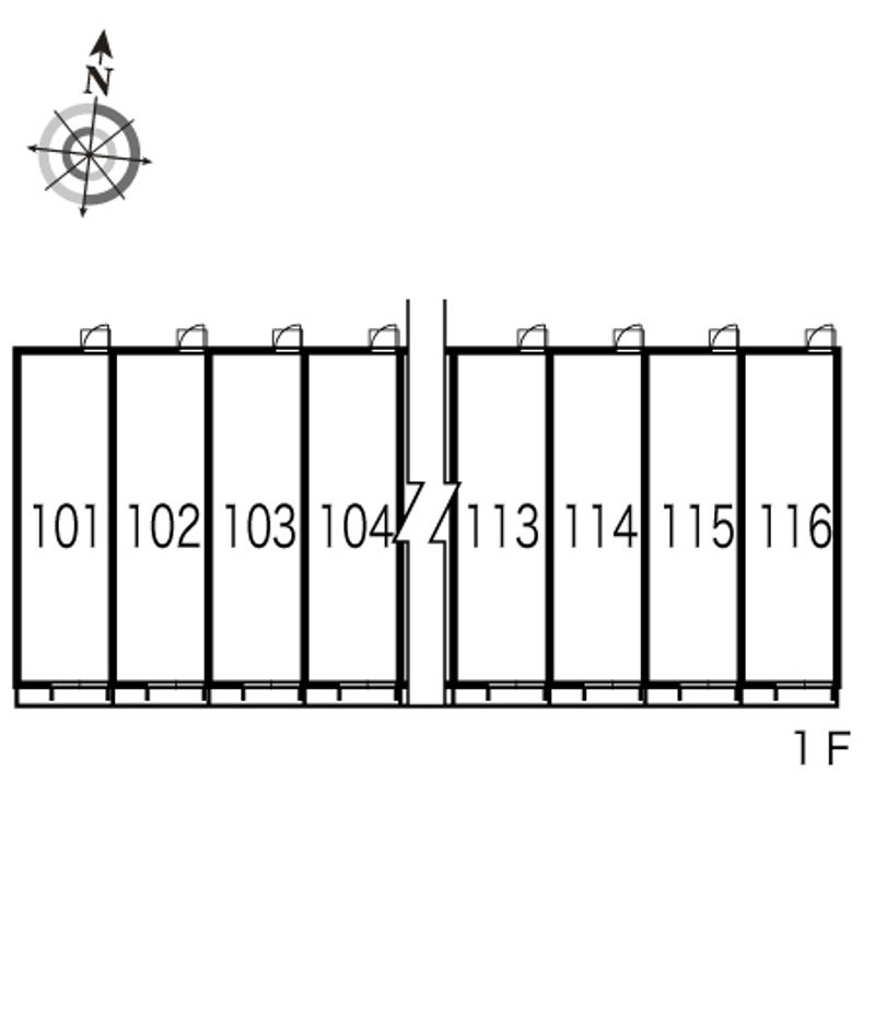 レオパレスアーバンコート 間取り配置図