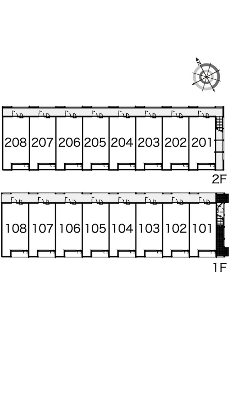 レオパレスル　チューレ 間取配置図