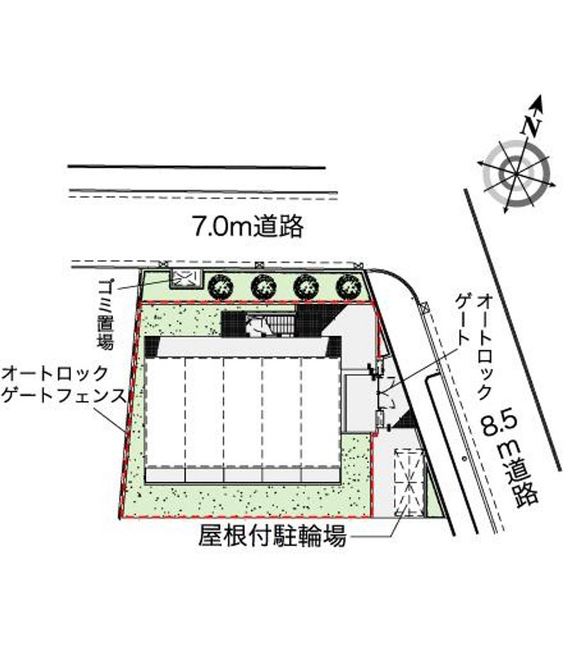 レオパレススナイプ 配置図