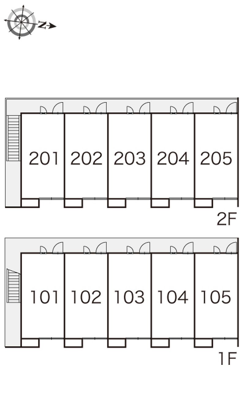 レオパレスサニーハウス 間取配置図