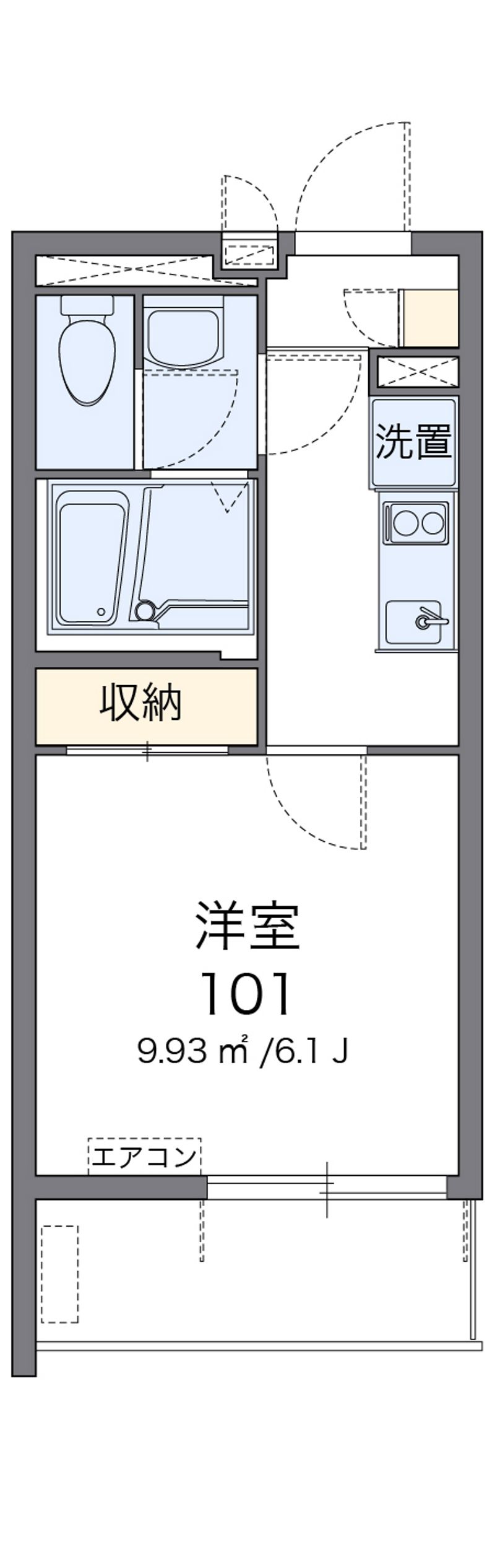 クレイノ梅香 間取図