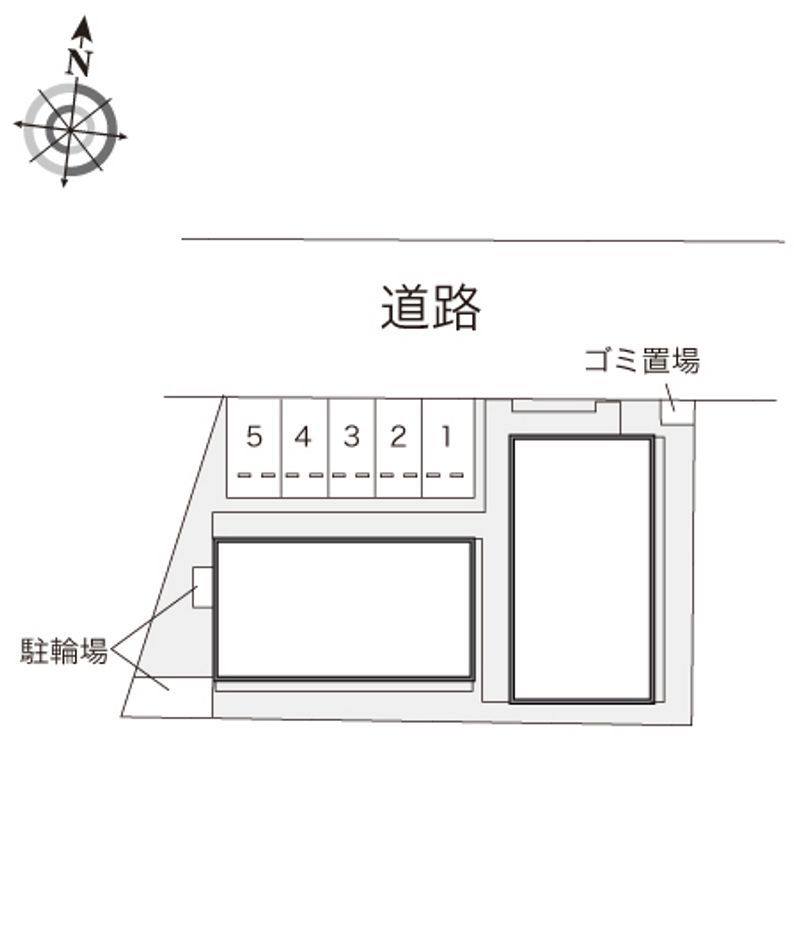 レオパレスクレスト 配置図