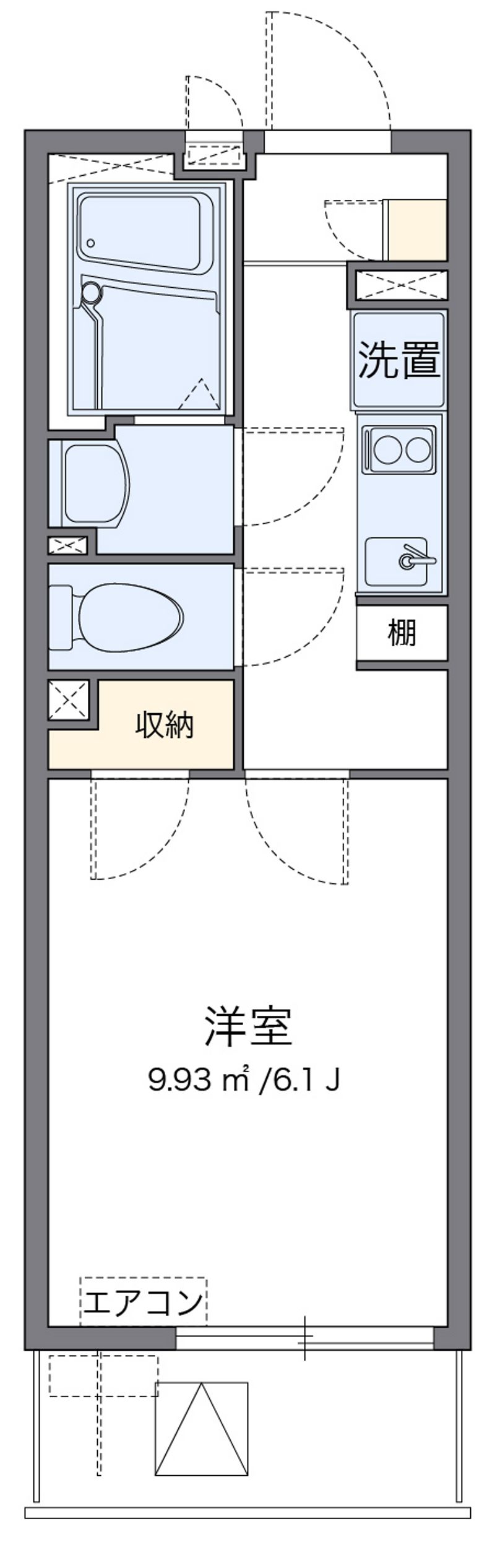 クレイノＣＯＭＦＯＲＴ　Ｓ 間取図