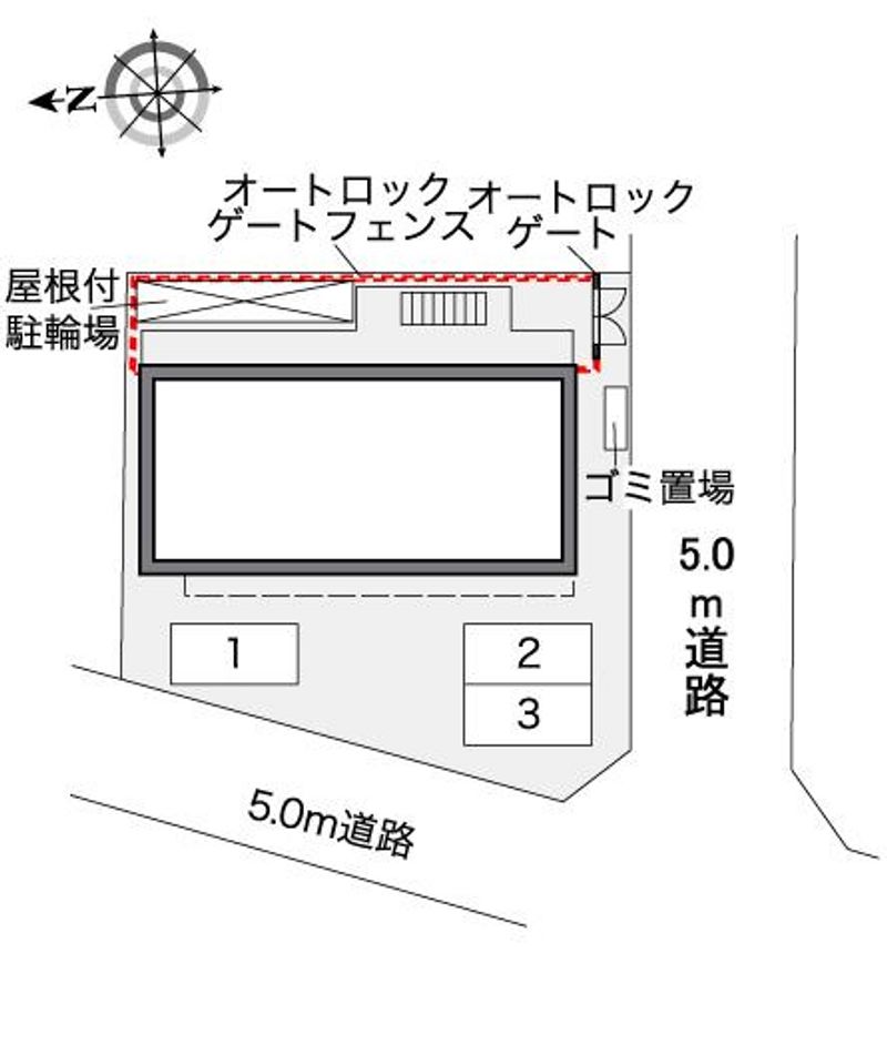 レオパレスカーサ塚本 配置図