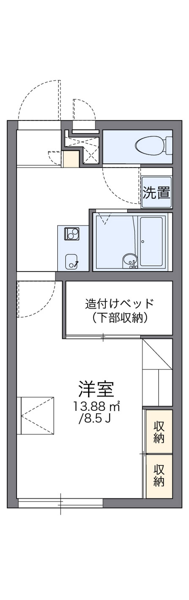 レオパレスエスペランサ 間取図
