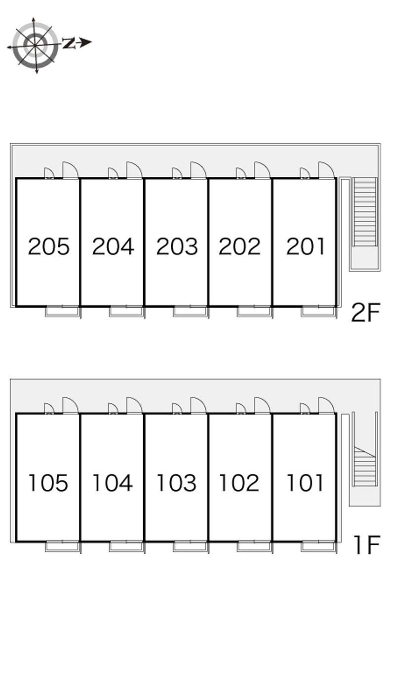 レオパレス未来 間取配置図