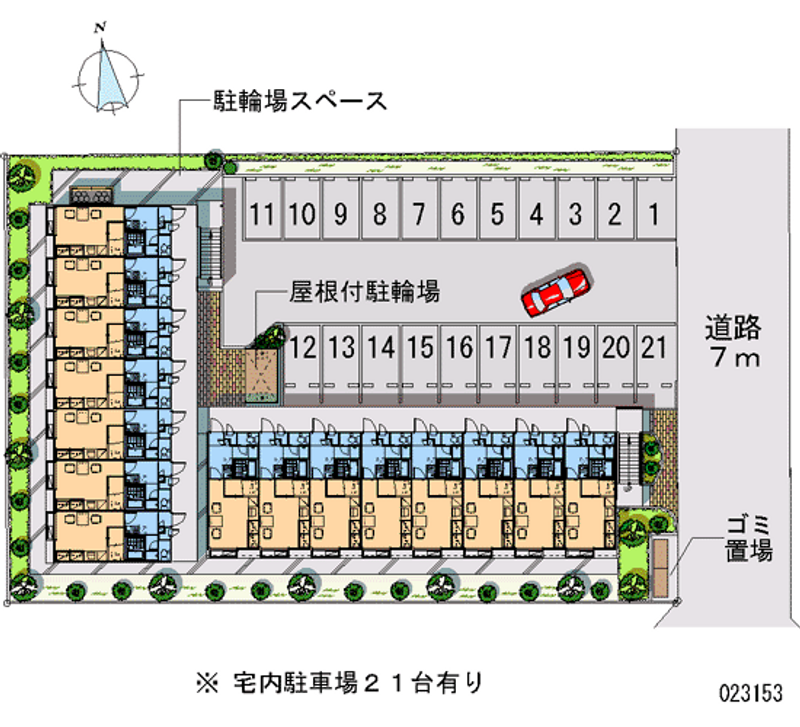 23153 Monthly parking lot