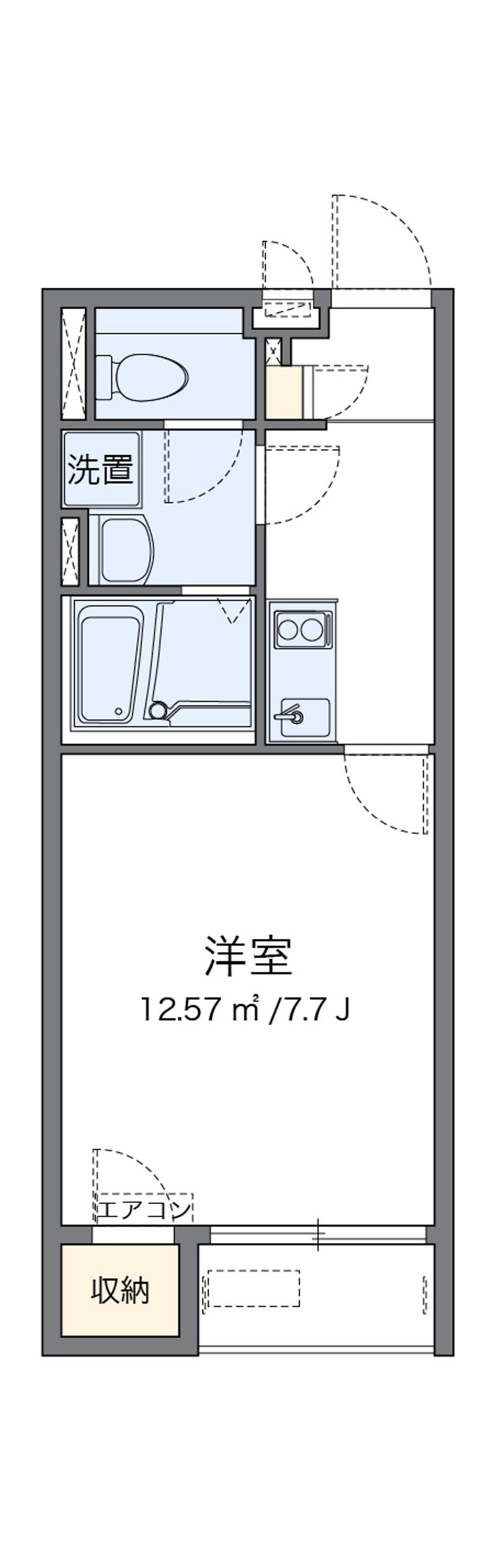レオネクストＳＡＷＡⅡ 間取図