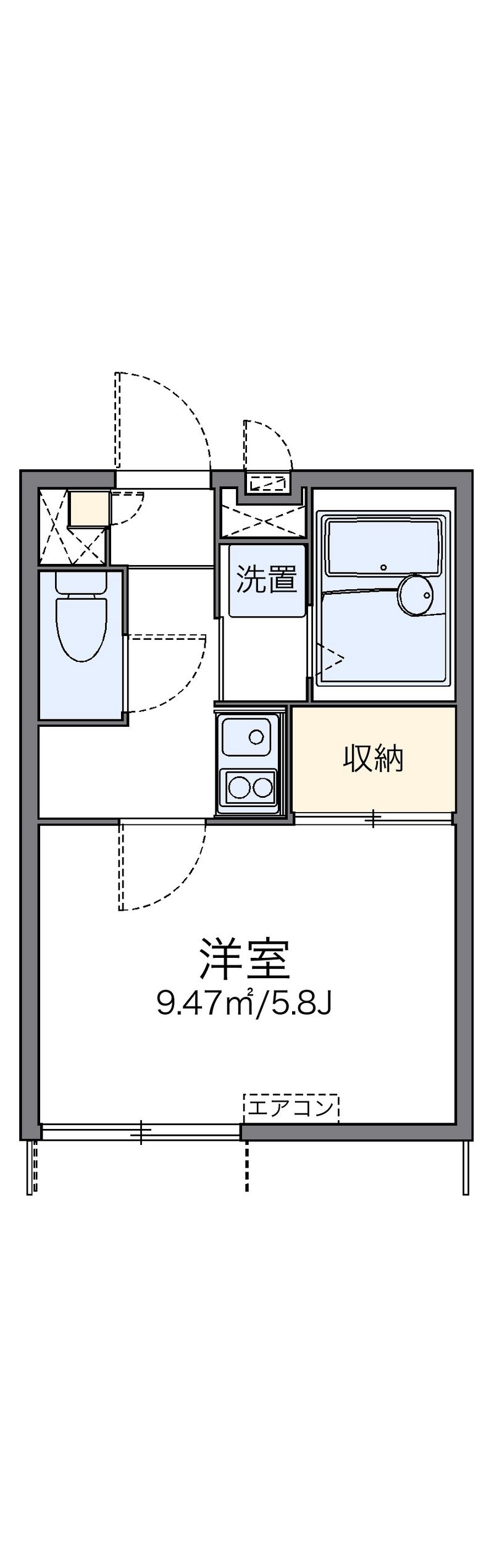 レオパレスＳＫＹ 間取図