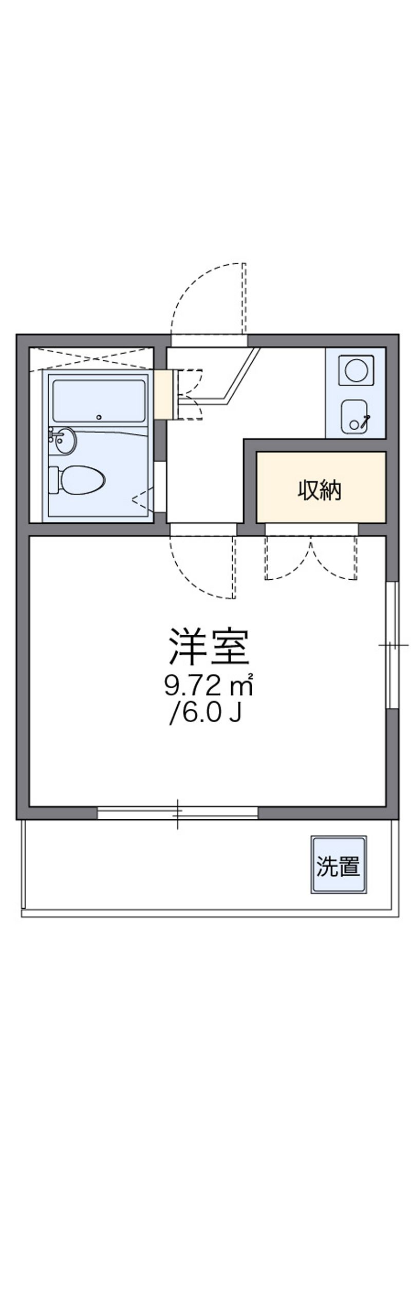 レオパレス土古第２ 間取図