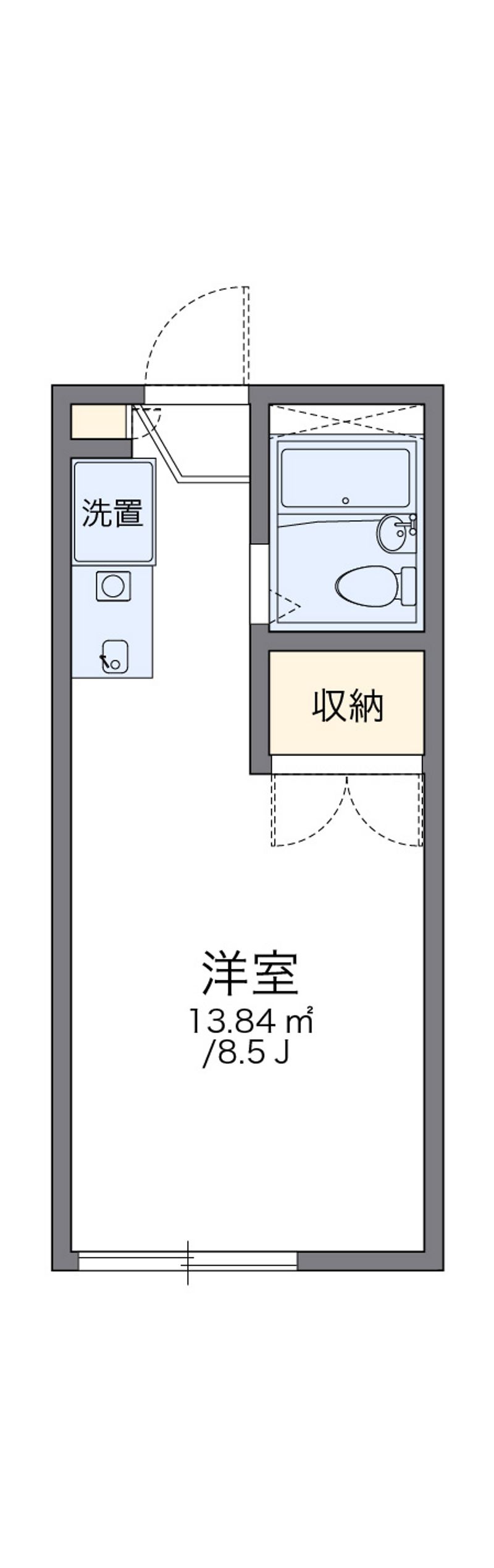 レオパレス大秋 間取図