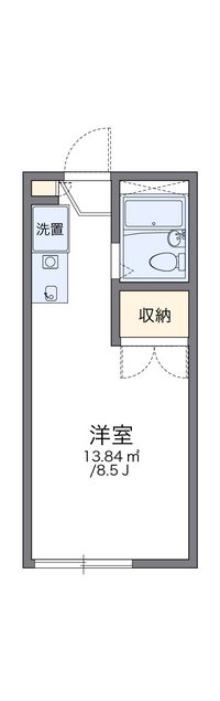 レオパレス大秋 間取り図