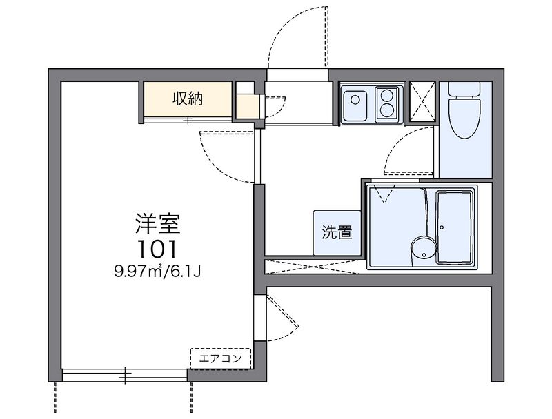 レオネクスト川端Ⅲ 間取図