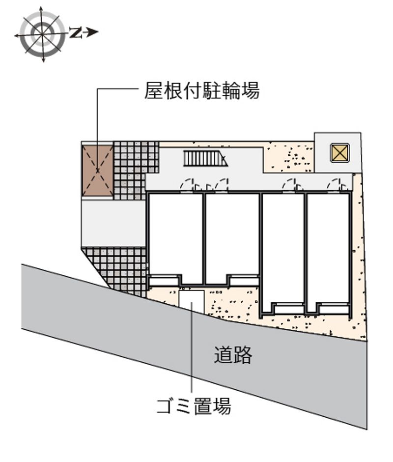 クレイノ落合 配置図