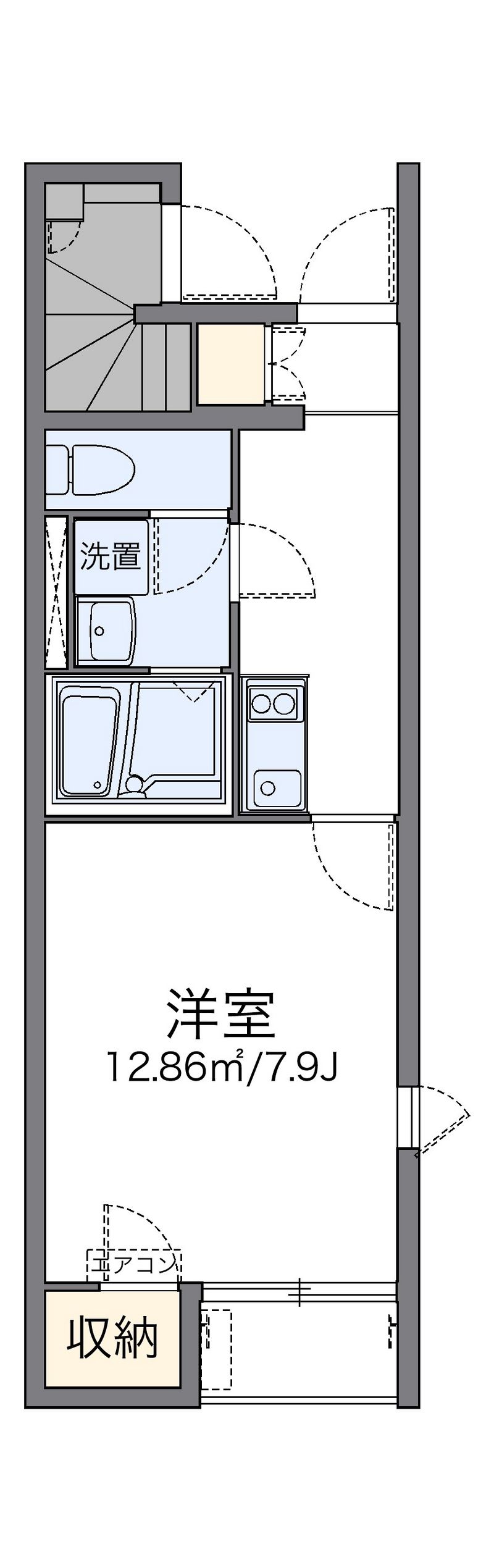 レオネクストアリエッタ桜橋 間取図