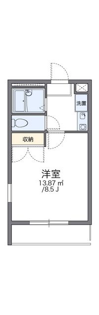 レオパレスサンライズ 間取り図