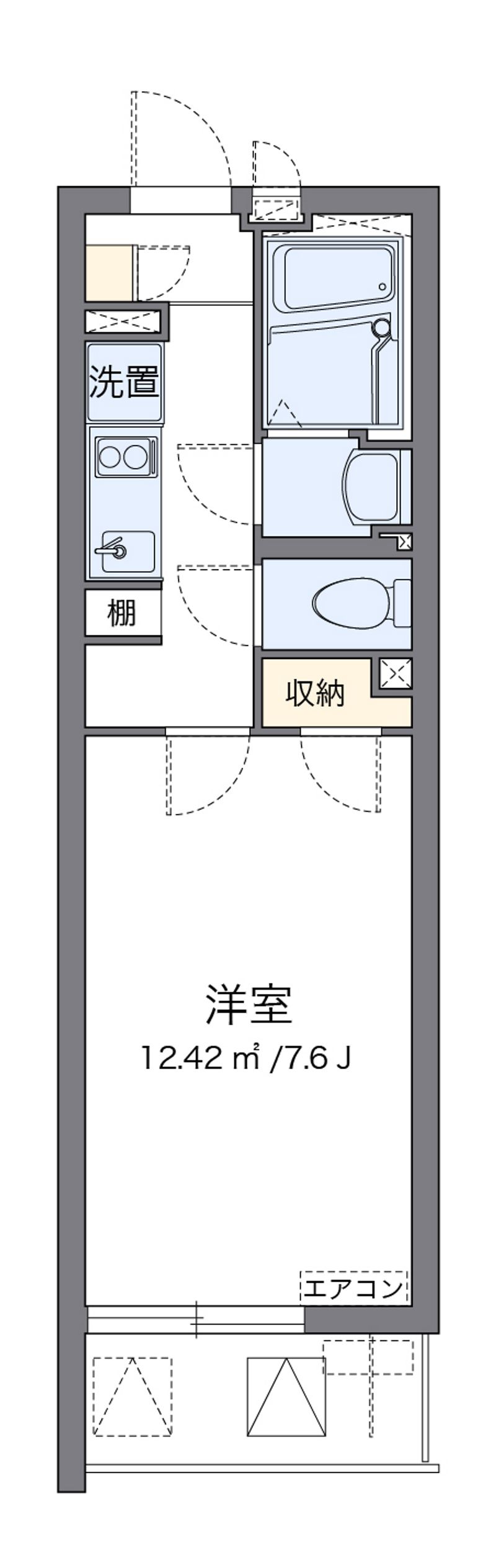 クレイノＢＥＬＬ 間取図