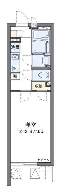 クレイノＢＥＬＬ 間取り図