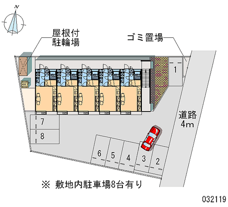 レオパレスマルベリーランチＣ 月極駐車場