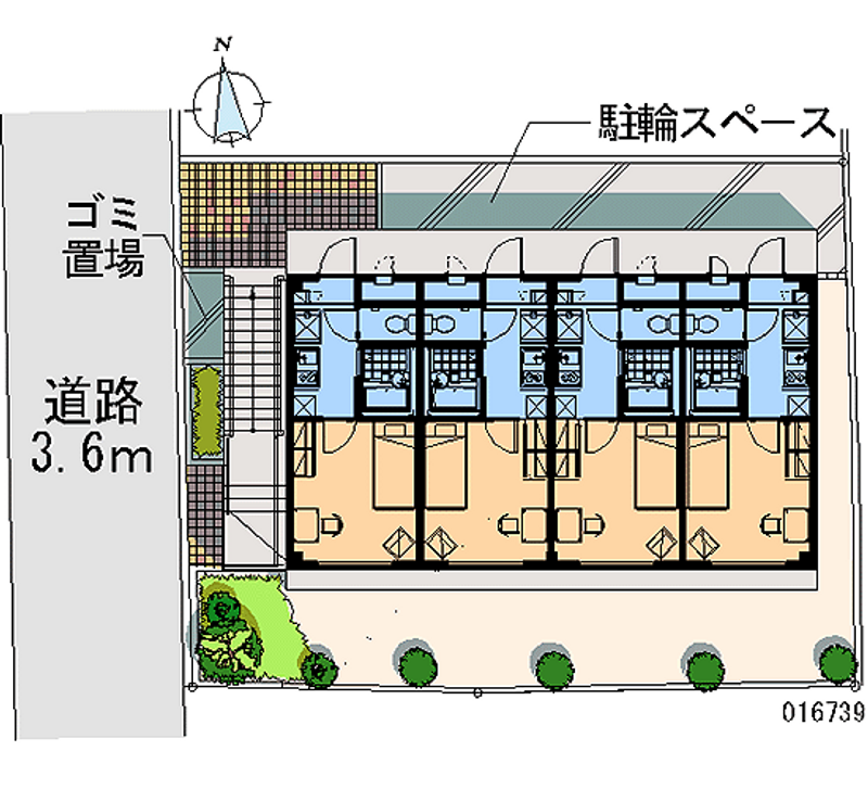 レオパレスアサマ 区画図