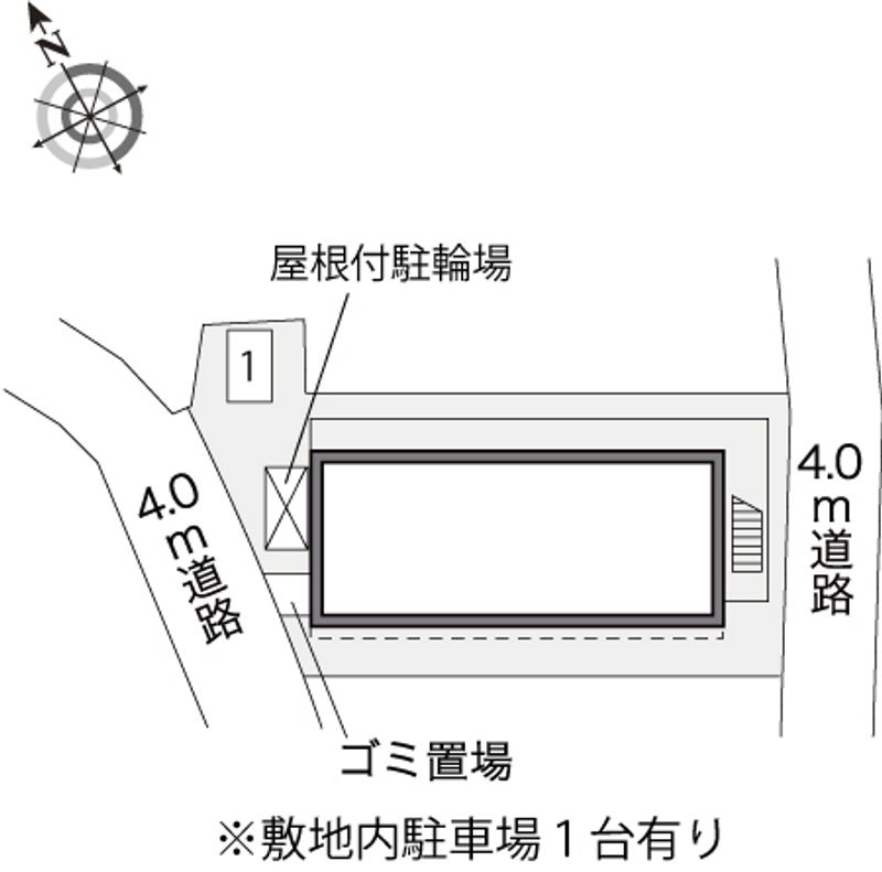 レオパレス松岳 配置図