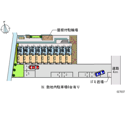 レオパレスボヌール 月極駐車場