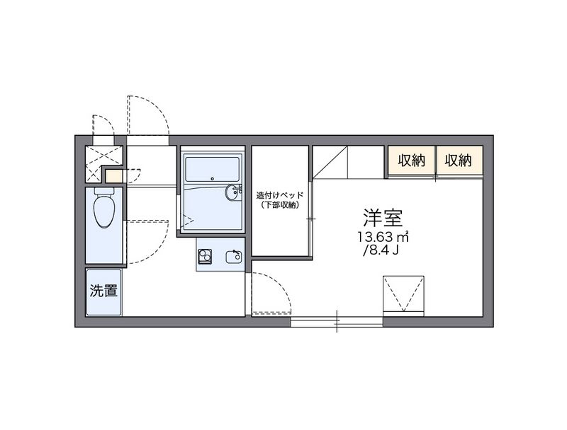 レオパレスラ・メゾンフルール 間取図