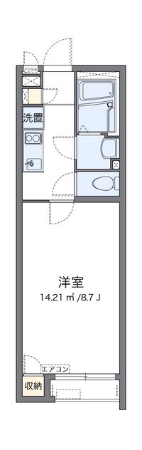 クレイノ高坂 間取り図