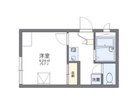 レオパレスウィステリア 間取り図