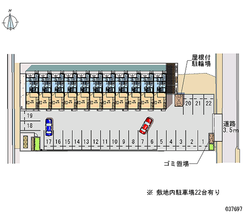 レオパレスコマンドⅠ 月極駐車場