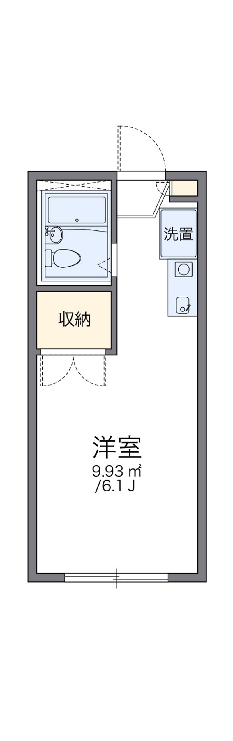 レオパレス島田黒石第３ 間取り