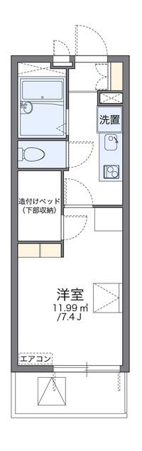 レオパレスＨＡＮＡＮＡＫＡ 間取り図