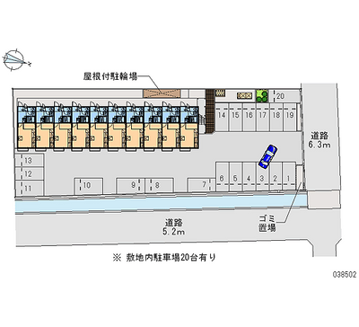 38502 Monthly parking lot