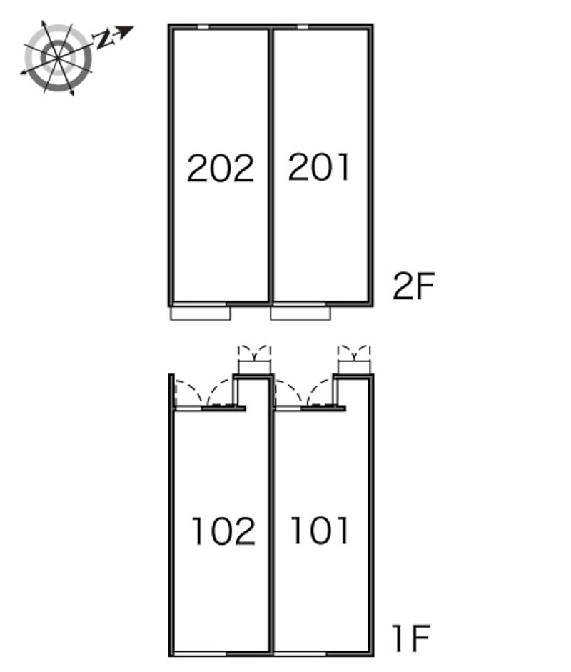 レオネクストピースフル北根 間取配置図