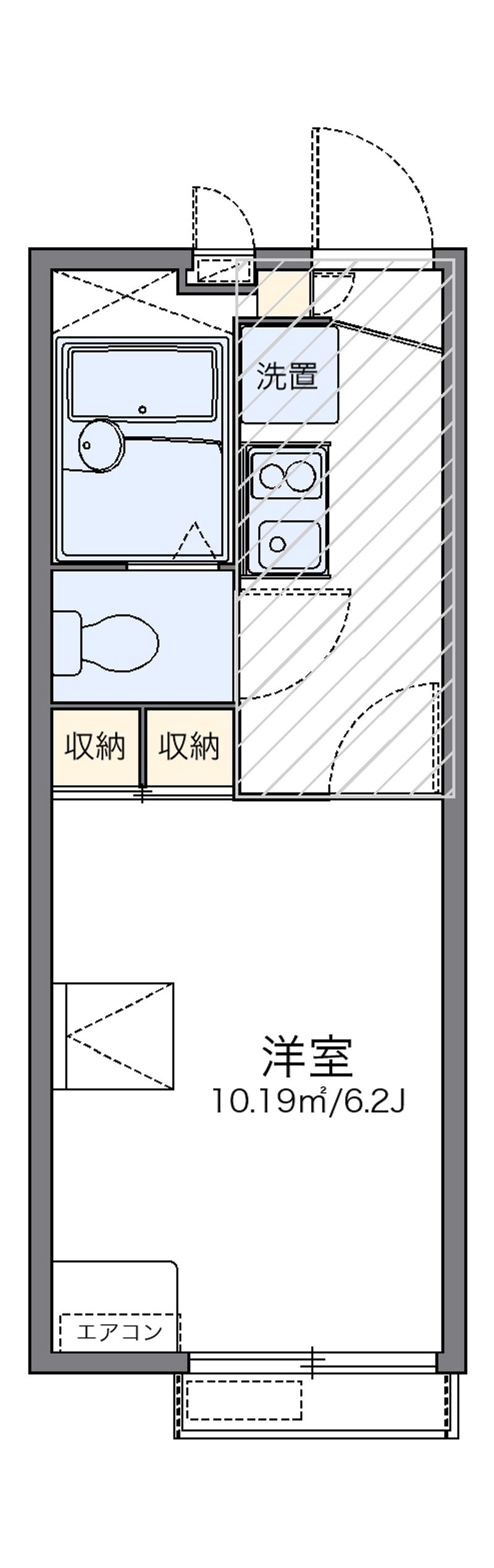 レオパレス鎌倉台 間取図