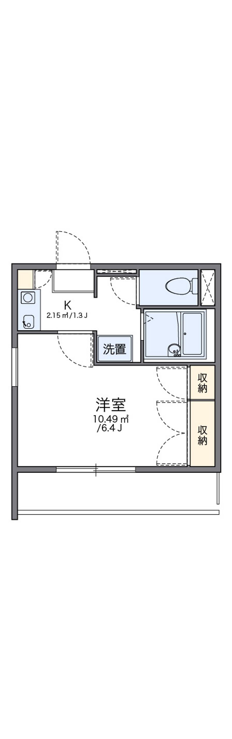 レオパレスカサベルデ 間取図