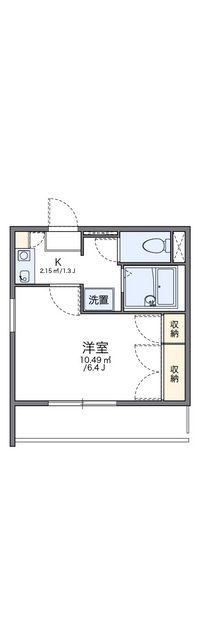 レオパレスカサベルデ 間取り図