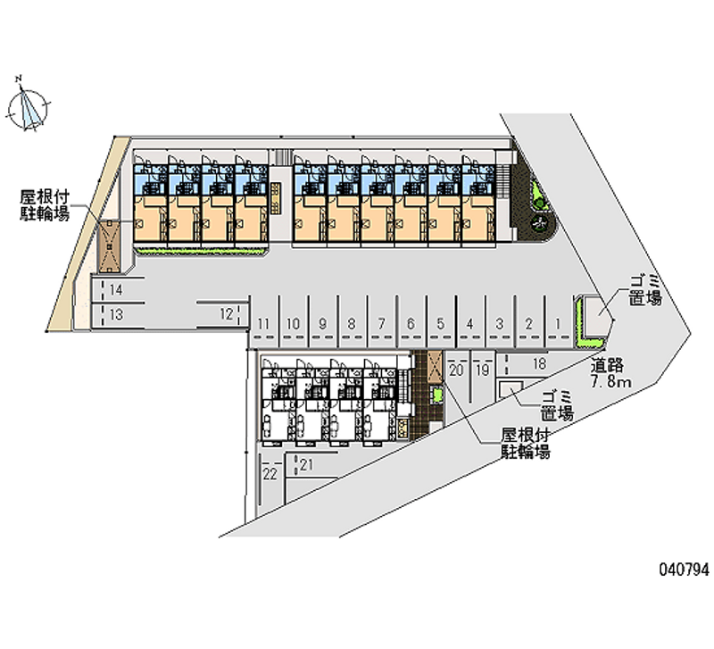 40794 bãi đậu xe hàng tháng